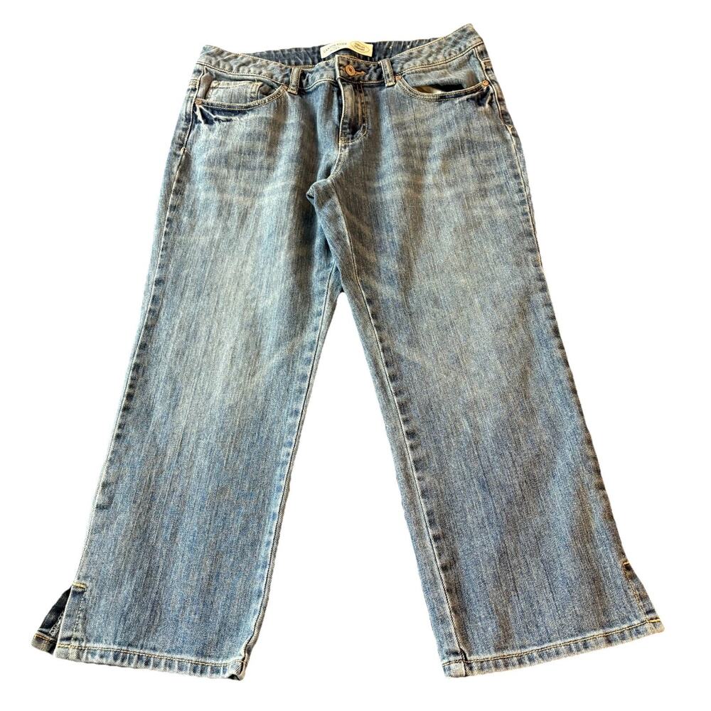 Canyon River Blues Curvy Fit Straight Cropped Denim Jeans Size 10 (33x23.5)